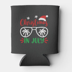 Rafraîchisseur Pour Canette Noël en Juillet Funny Noël Père Noël Vacances été