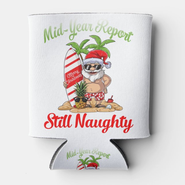 Rafraîchisseur Pour Canette Noël En Juillet - Mi-Année Rapport Toujours Naught (Devant)