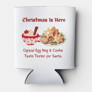 Rafraîchisseur Pour Canette Noël est arrivé, Testeur de Egg Nog et de biscuits