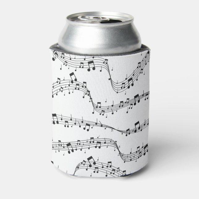 Rafraîchisseur Pour Canette Noir et blanc note musicienne Motif (Can Dos)