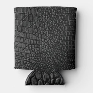 Rafraîchisseur Pour Canette Noir lisse : Cuir Texture Élégance