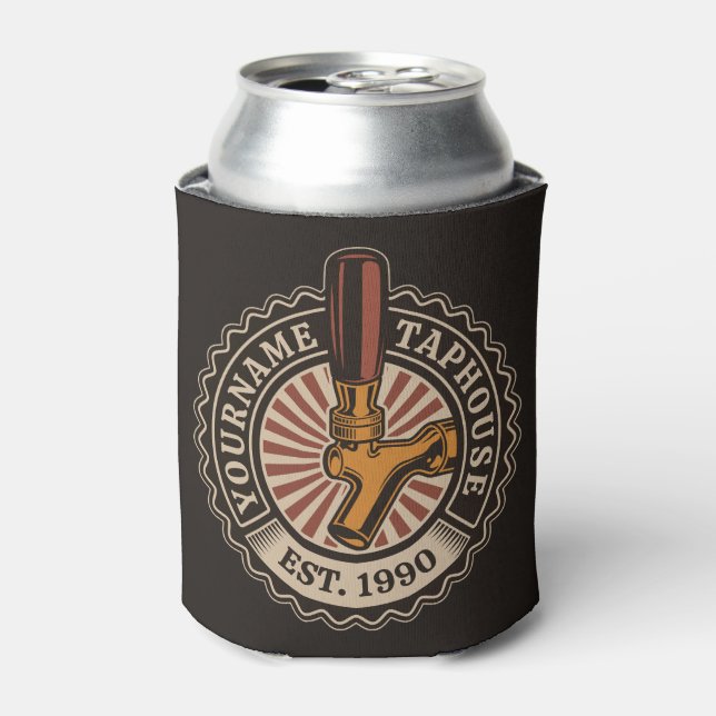 Rafraîchisseur Pour Canette NOM Personnalisé Artisanat Bière Taphouse Brasseri (Can devant)