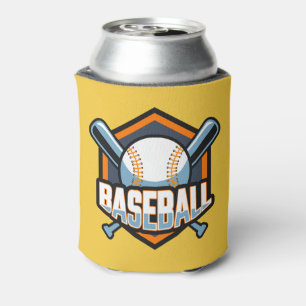 Rafraîchisseur Pour Canette Nom personnalisé et base-ball couleur