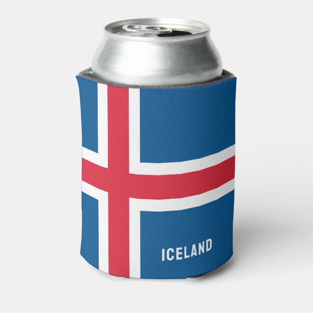 Rafraîchisseur Pour Canette Nom personnalisé Indicateur Islande (Can Dos)