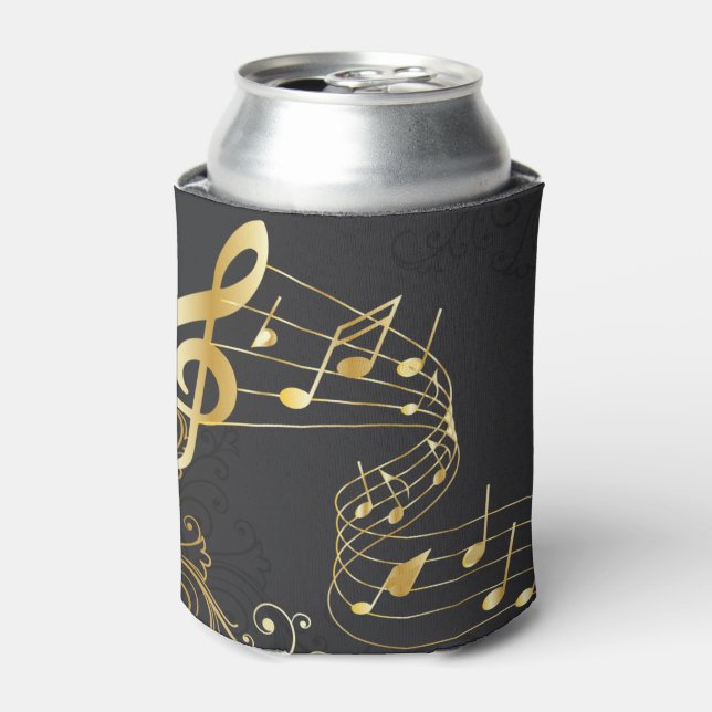 Rafraîchisseur Pour Canette Note musicale Design or de luxe (Can devant)