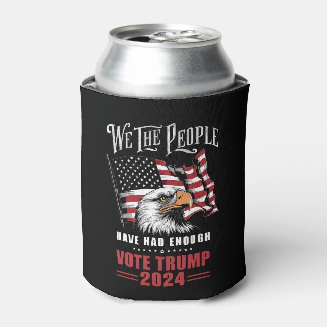 Rafraîchisseur Pour Canette Nous, Le Peuple, Avons Assez Voté Trump 2024 (Can devant)