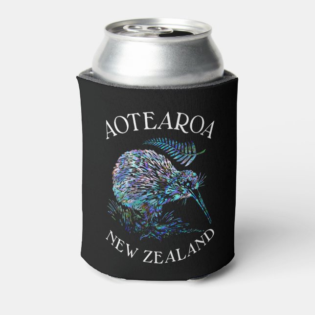 RAFRAÎCHISSEUR  POUR CANETTE NOUVELLE-ZÉLANDE KIWI FERN PAUA CAN COOLER (Can Dos)