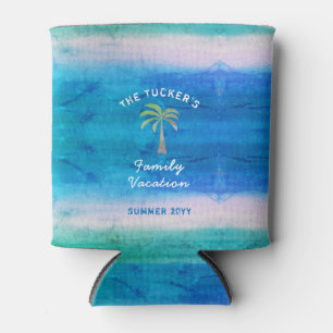 Rafraîchisseur Pour Canette Océan tropical Palm Tree Summer Vacances en famill