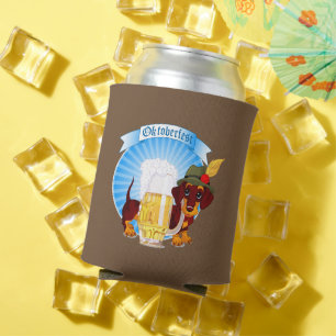 Rafraîchisseur Pour Canette Octoberfest Dachshund Can Cooler