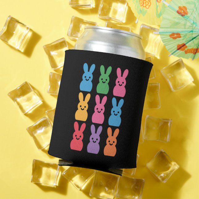 Rafraîchisseur Pour Canette Oeufs de lapin de Pâques Plaid Leopard (Été in situ)