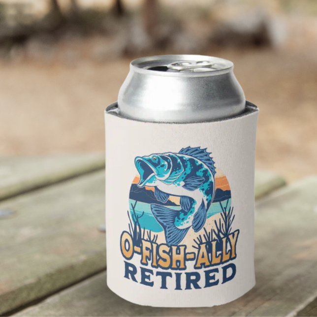 Rafraîchisseur Pour Canette Ofishally Retired Funny Fishing (Créateur téléchargé)