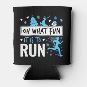 Rafraîchisseur Pour Canette Oh What Fun It Is to Run Christmas Runner Runner