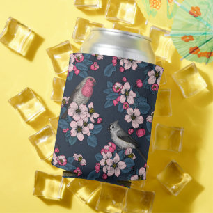 Rafraîchisseur Pour Canette Oiseaux et fleurs