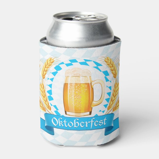 Rafraîchisseur Pour Canette Oktoberfest Frothy Beer Mug (Can devant)