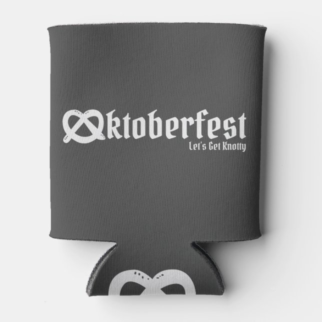 Rafraîchisseur Pour Canette Oktoberfest Obtenons une typographie noueuse jeu d (Devant)