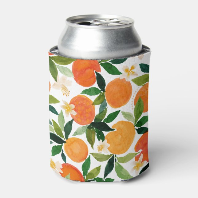 Rafraîchisseur Pour Canette ORANGE INTOXICATION Citrus Fruit Can Cooler (Can devant)
