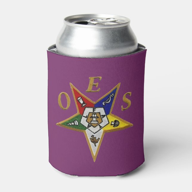 RAFRAÎCHISSEUR  POUR CANETTE ORDRE DE L'EASTERN STAR CAN COOLER (Can devant)