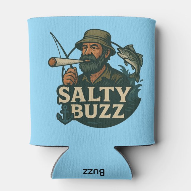Rafraîchisseur Pour Canette Original Salty Buzz Can Cooler (Dos)