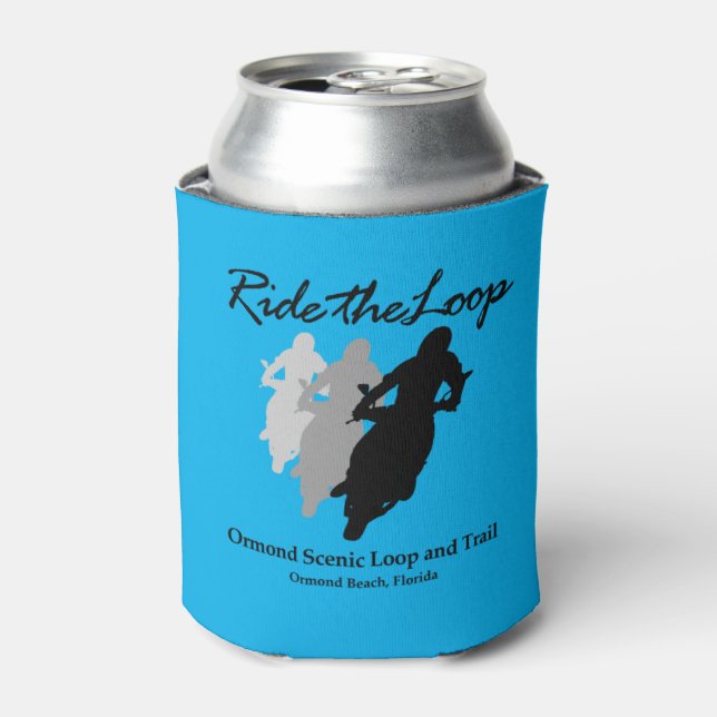 Rafraîchisseur Pour Canette OSLT Ride the Loop Motorcycle Can Cooler (Can devant)