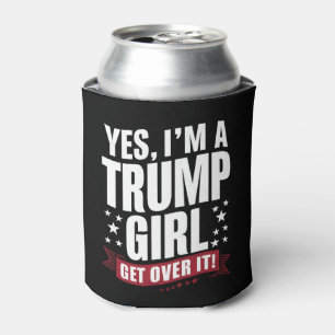 Rafraîchisseur Pour Canette Oui, je suis une fille Trump, passez à autre chose
