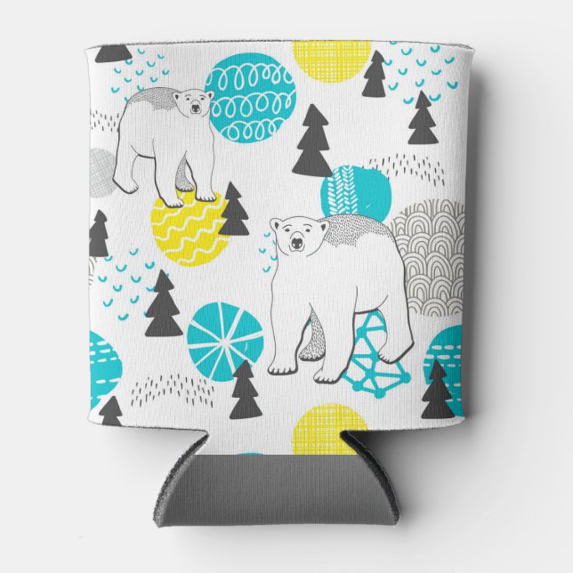 Rafraîchisseur Pour Canette Ours polaire (Devant)