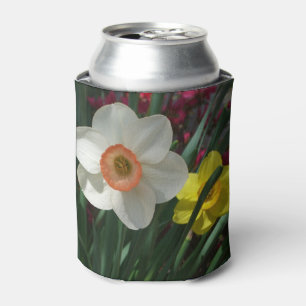 Rafraîchisseur Pour Canette Pair of Daffodils Pink and Yellow Spring Flowers