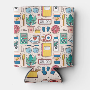 Rafraîchisseur Pour Canette Papier à lettres de bureau : Texture sans fil