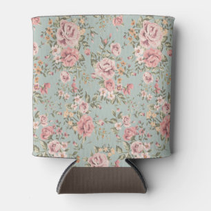 Rafraîchisseur Pour Canette Papier peint floral vintage