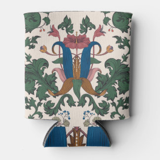 Rafraîchisseur Pour Canette Papier peint renaissance floral vintage.