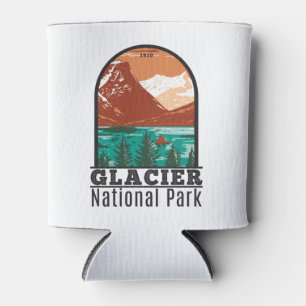 Rafraîchisseur Pour Canette Parc national du Glacier Montana Vintage