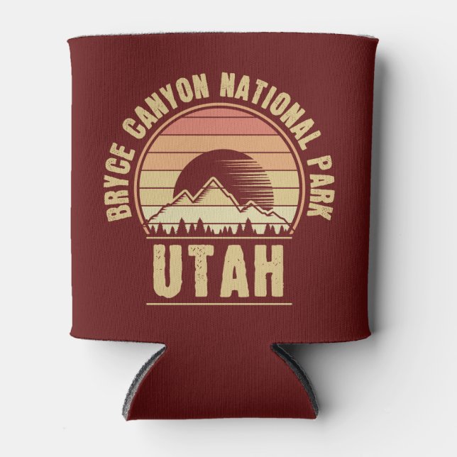 Rafraîchisseur Pour Canette Parc national Retro Bryce Canyon Utah (Devant)