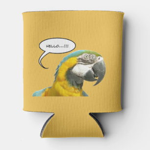 Rafraîchisseur Pour Canette Parrot Drôle Talking Personnalisable Pouvoir Refro