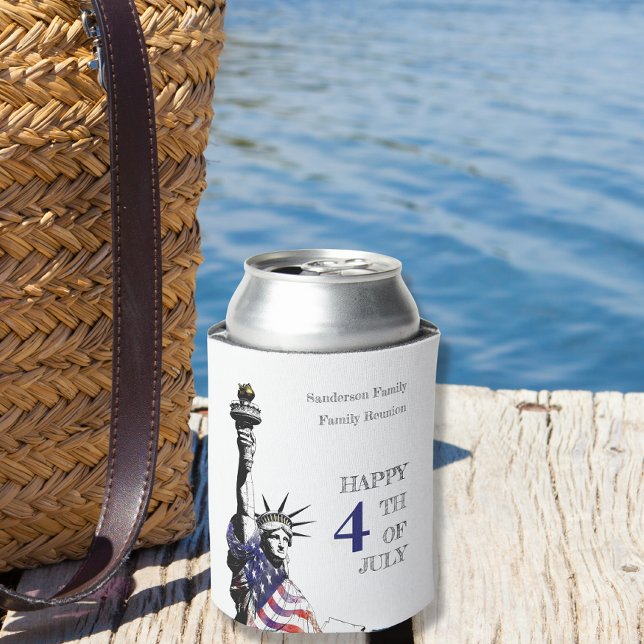 Rafraîchisseur Pour Canette Parti 4 juillet patriotique personnalisé (Créateur téléchargé)