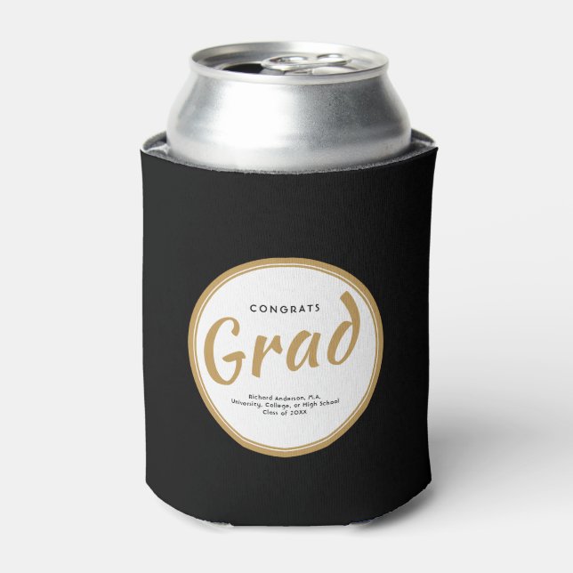 Rafraîchisseur Pour Canette Partie de graduation Typographie personnalisée Noi (Can devant)