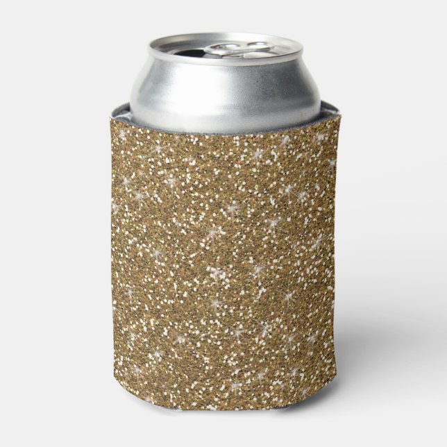 Rafraîchisseur Pour Canette Parties scintillant d'or Faux (Can devant)