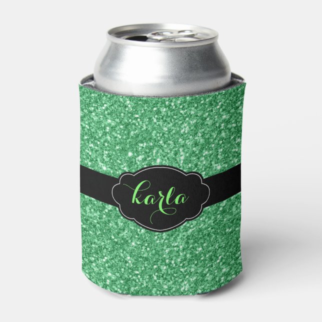 Rafraîchisseur Pour Canette Parties scintillant Gr moderne Texture Les Accents (Can devant)