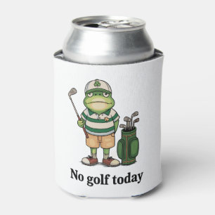Rafraîchisseur Pour Canette Pas de golf aujourd'hui Grenouille Fête des pères 