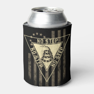 RAFRAÎCHISSEUR POUR CANETTE PAS D'ÉTAPE GADSDEN MILITAIRE SNAKE AMERICAN FLAG