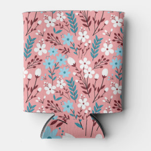 Rafraîchisseur Pour Canette Pastel Rose Floral Motif sans Seamless.