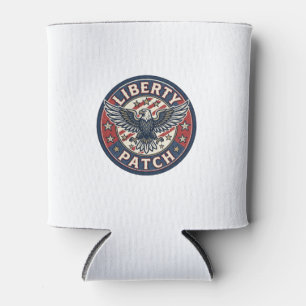 Rafraîchisseur Pour Canette Patch de liberté patriotique Broderie