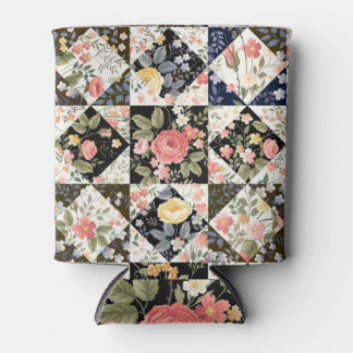 Rafraîchisseur Pour Canette Patchwork floral : Mélange Vintage