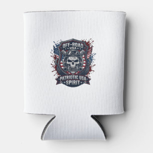 Rafraîchisseur Pour Canette Patriotique 1776 Hors Route Crâne Monster Truck Lo