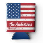 Patriotique USA Nom personnalisé American Flag