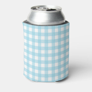 Rafraîchisseur Pour Canette Patters de Light Blue Gingham