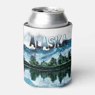Rafraîchisseur Pour Canette Paysage de la montagne de l'Alaska