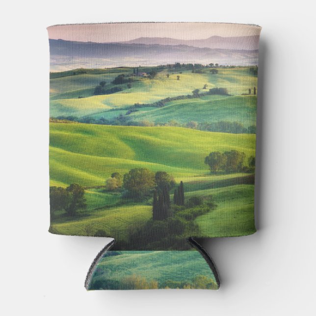 Rafraîchisseur Pour Canette Paysage : Sérénité Peinte Légère (Devant)