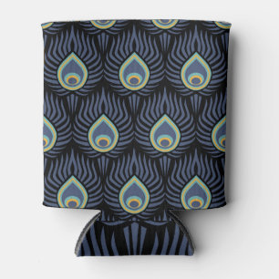 Rafraîchisseur Pour Canette Peacock Feather : Motif élégant.