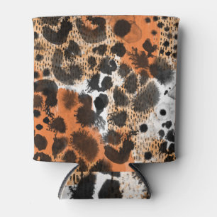 Rafraîchisseur Pour Canette Peau animale : motif léopard créatif.