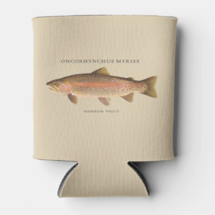 Rafraîchisseur Pour Canette Pêche à la truite avec image vintage de truite arc