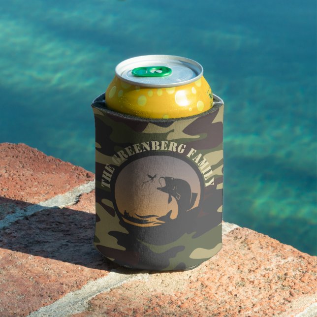 Rafraîchisseur Pour Canette Pêche et camouflage (Piscine in situ)
